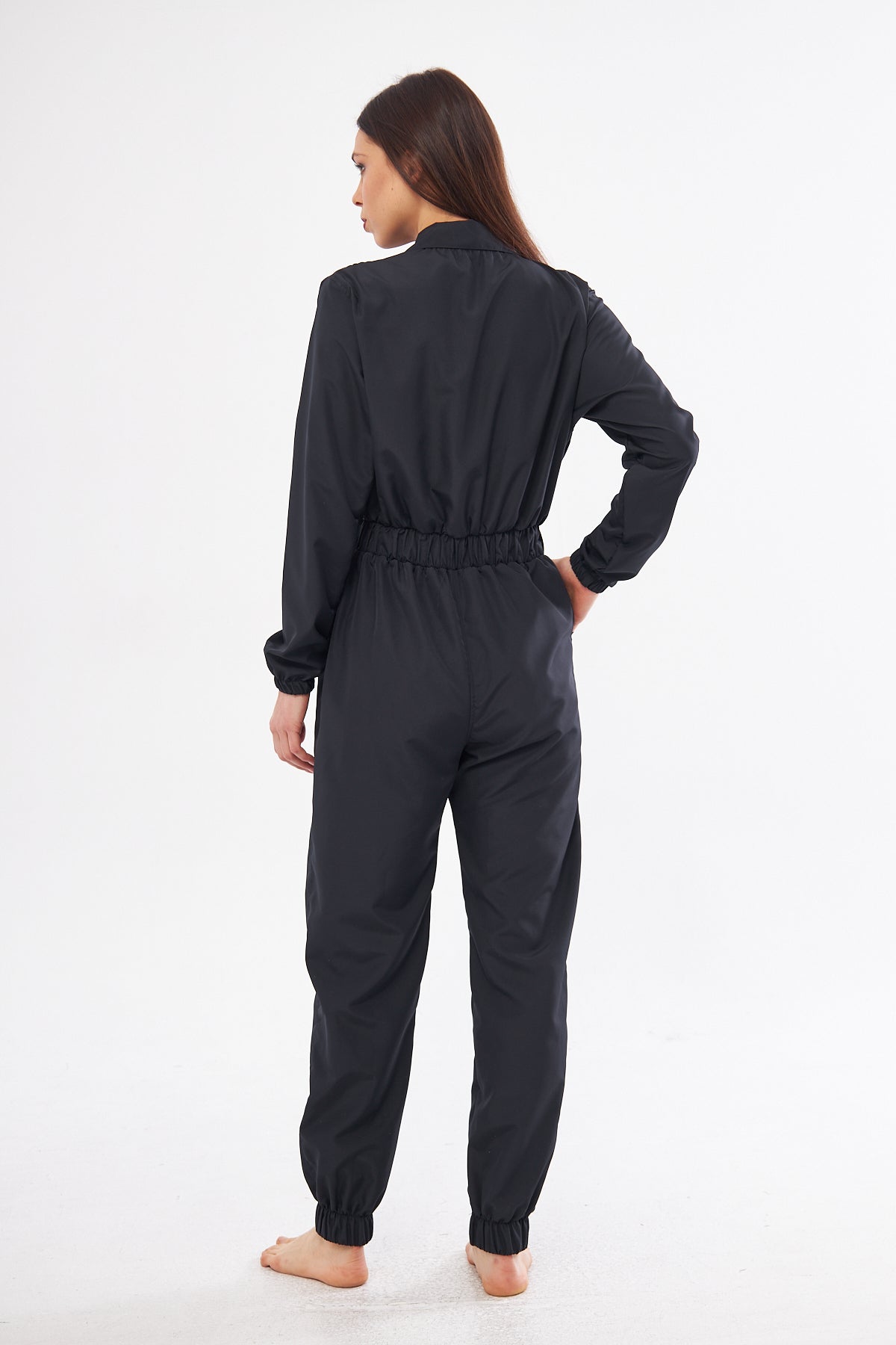 By Suu Sever Navy Blue Jumpsuit Hijab Swimsuit