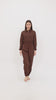 By Suu Sever Brown Jumpsuit Hijab Swimsuit
